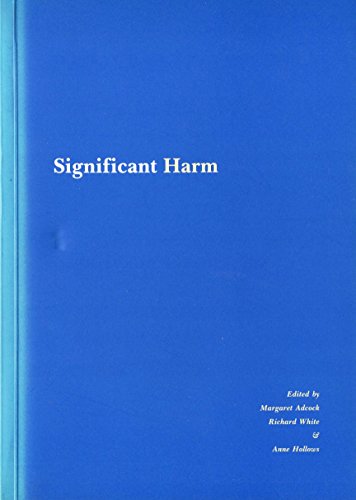 9780951876107: Significant Harm: Its Management and Outcome