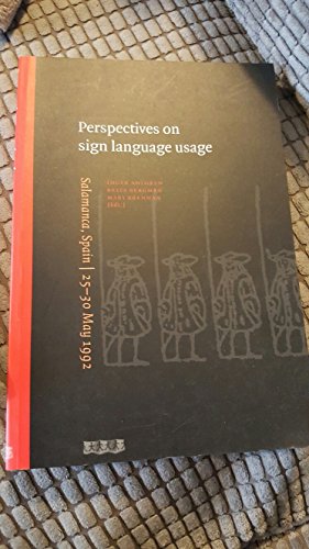 Imagen de archivo de Perspectives On Sign Language Usage a la venta por Better World Books