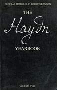 Stock image for THE HAYDN YEARBOOK XVIII. for sale by Cambridge Rare Books