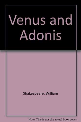 Imagen de archivo de Venus and Adonis a la venta por medimops