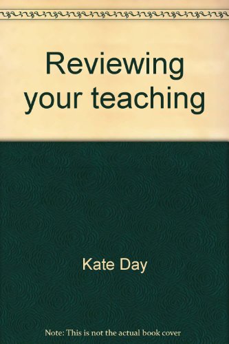 9780952395621: Reviewing your teaching