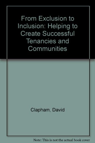 From Exclusion to Inclusion : Helping to Create Su Pb 1996: (9780952398011) by David Clapham