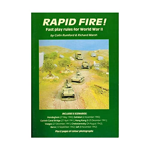 Imagen de archivo de Rapid Fire! - Fast Play Rules for World War II 1st Edition (Rapid Fire! - Fast Play WWII Wargames Rules (Rapid Fire Publications)) a la venta por Noble Knight Games