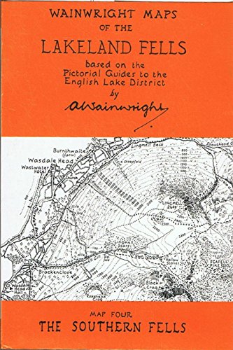 Wainwright Maps of the Lakeland Fells: Southern Fells Map 4 (9780952653004) by Wainwright, Alfred