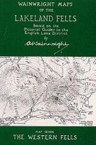 Beispielbild fr Wainwright Maps of the Lakeland Fells. Map 7 The Western Fells zum Verkauf von Blackwell's