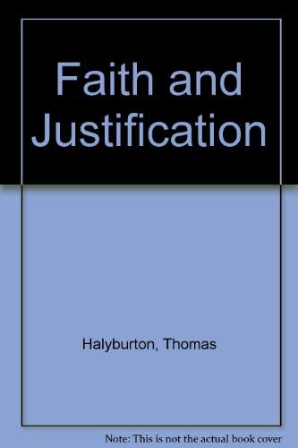 Beispielbild fr Faith and Justification zum Verkauf von Stephen White Books
