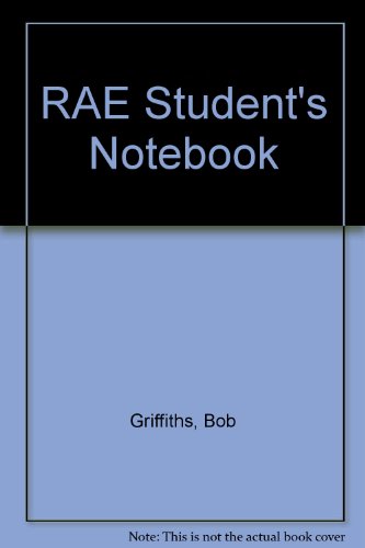 RAE Student's Notebook (9780952895404) by Griffiths, Bob