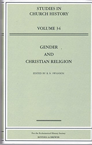 9780952973317: Gender and Christian Religion: Papers Read at the 1996 Summer Meeting and the 1997 Winter Meeting of the Ecclesiastical History Society