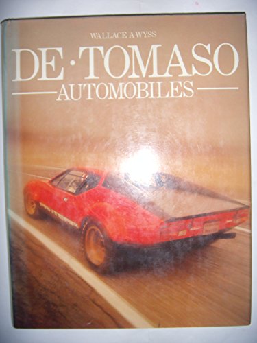 Stock image for de Tomaso Automobiles for sale by ThriftBooks-Dallas