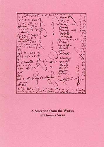 9780953150977: A Selection from the Works of Thomas Swan