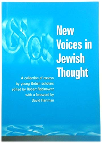 Beispielbild fr New Voices in Jewish Thought: V. 1 (Volume 1) zum Verkauf von Anybook.com