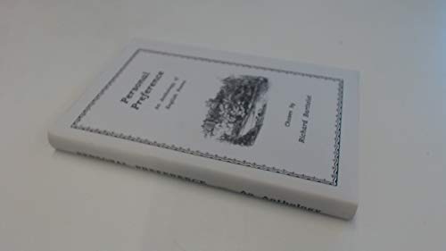 Imagen de archivo de Personal Preference: An Anthology of Poems New and Old a la venta por Reuseabook