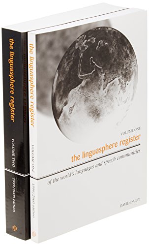 The Linguasphere Register of the World's Languages and Speech Communities Volume 1 (9780953291915) by David Dalby