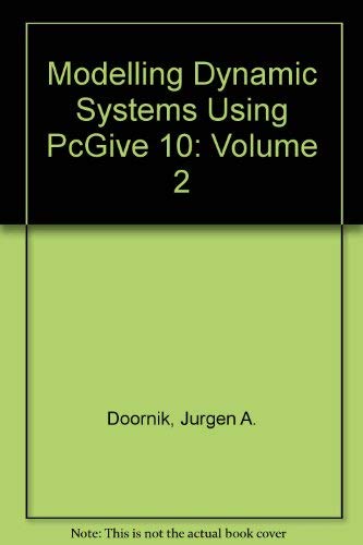 Stock image for Modelling Dynamic Systems Using PcGive 10: Volume 2 for sale by medimops