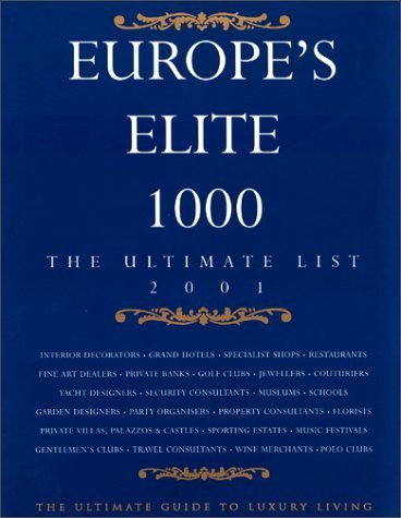 9780953427628: Europe's Elite 1000 2001 [Idioma Ingls]