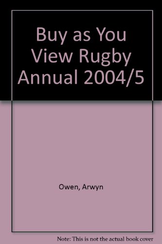 Imagen de archivo de Buy as You View Rugby Annual 2004/5 a la venta por Goldstone Books