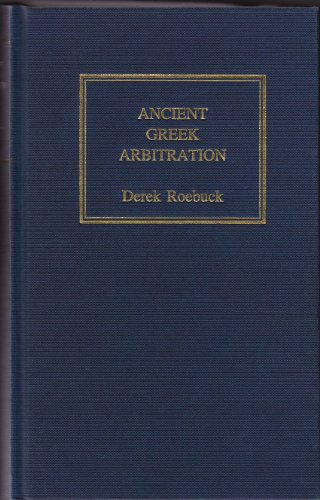 Beispielbild fr Ancient Greek Arbitration zum Verkauf von PBShop.store US