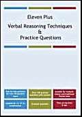 9780953848720: Eleven Plus Verbal Reasoning Techniques and Practice Questions