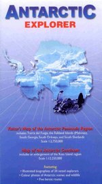 9780953861873: Antarctic Explorer: Visitor's Map of the Antarctic Peninsula Region and Map of the Antarctic Continent (Ocean Explorer Maps)