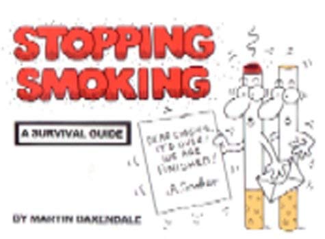 Beispielbild fr Stopping Smoking: A Survival Guide zum Verkauf von WorldofBooks