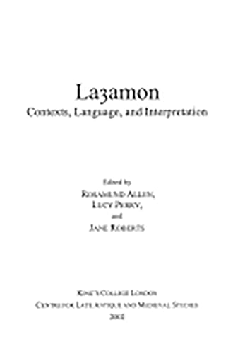 9780953983810: Layamon: Contexts, Language, and Interpretation: 19