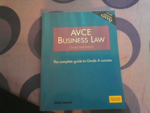 9780954004705: AVCE Business Law