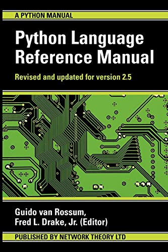 Stock image for The Python Language Reference Manual for sale by HPB-Red