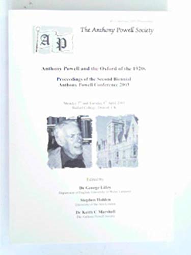 Imagen de archivo de Proceedings of the Second Anthony Powell Conference a la venta por The Book Shed
