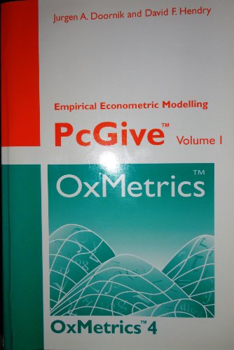 Stock image for PcGive 11: Volume I, Empirical Econometric Modelling for sale by PsychoBabel & Skoob Books
