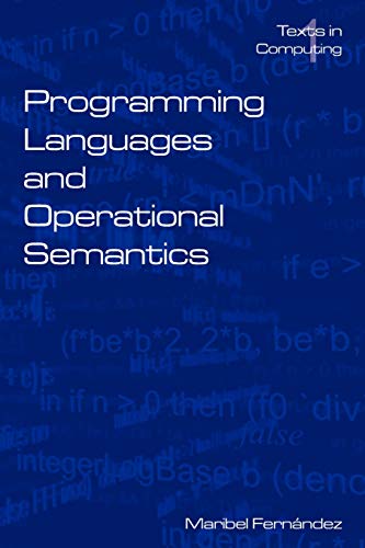 Beispielbild fr Programming Languages and Operational Semantics: An Introduction zum Verkauf von WorldofBooks