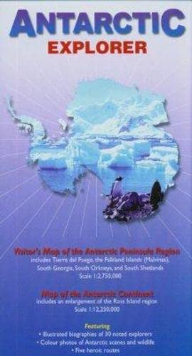 Stock image for Antarctic Explorer (In English): Visitor's Map of the Antarctic Peninsula Region and map of the Antarctic Continent (Ocean Explorer Maps) for sale by WorldofBooks