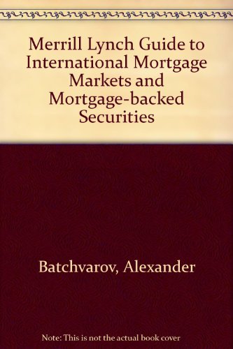 Imagen de archivo de Merrill Lynch Guide to International Mortgage Markets and Mortgage-backed Securities a la venta por HPB-Red