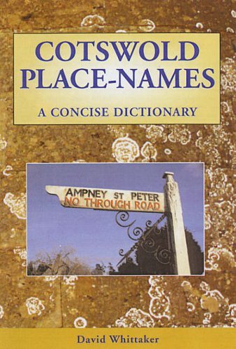 Beispielbild fr Cotswold Place - Names: A Concise Dictionary: Pt. 2 (Footnotes on a Landscape S.) zum Verkauf von WorldofBooks