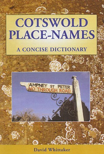 Stock image for Cotswold Place - Names: A Concise Dictionary: Pt. 2 (Footnotes on a Landscape S.) for sale by WorldofBooks