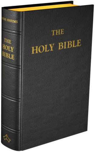 Imagen de archivo de Douay-Rheims Bible [Standard size, black hardcover] a la venta por GF Books, Inc.