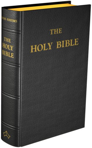 Stock image for Douay-Rheims Bible [Standard size, black hardcover] for sale by GF Books, Inc.