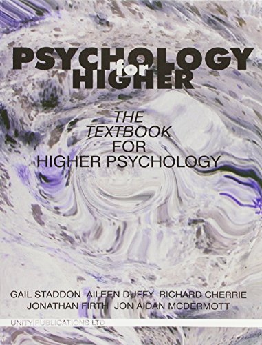 Beispielbild fr Psychology for Higher: The Textbook for Psychology zum Verkauf von WorldofBooks