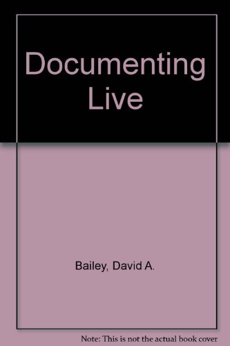 Stock image for Documenting Live for sale by Revaluation Books