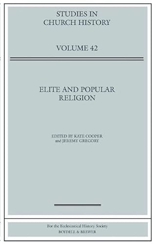 Beispielbild fr Elite and Popular Religion zum Verkauf von Better World Books
