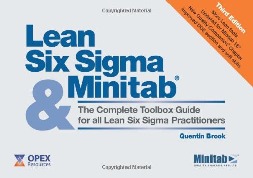 9780954681364: Lean Six Sigma and Minitab: The Complete Toolbox Guide for All Lean Six Sigma Practitioners