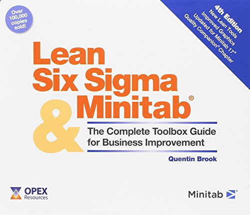 9780954681388: Lean Six Sigma and Minitab: The Complete Toolbox Guide for Business Improvement