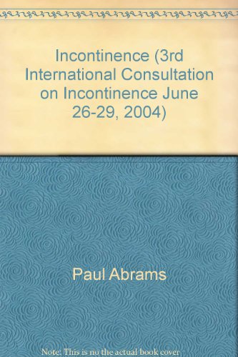 Stock image for Incontinence, 3rd International Consultation on Incontinence, Edition 2005, 2-Volume Set with CD for sale by HPB-Red