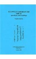 Egyptian Literature 1800 BC: Questions and Readings (Golden House Publications Egyptology) (9780954721862) by Quirke, Stephen