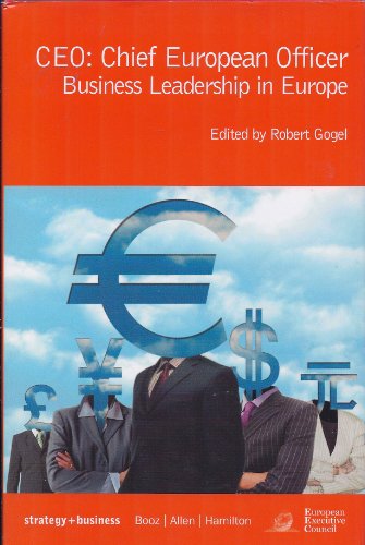 Stock image for Chief European Officer: Business Leadership in Europe for sale by Tamery