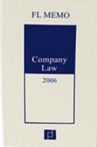 Imagen de archivo de Company Law Memo 2006 a la venta por Stephen White Books