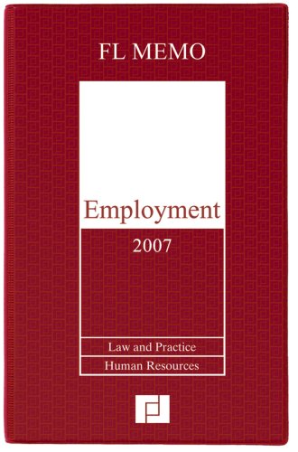 Imagen de archivo de Employment Memo 2007 a la venta por Phatpocket Limited