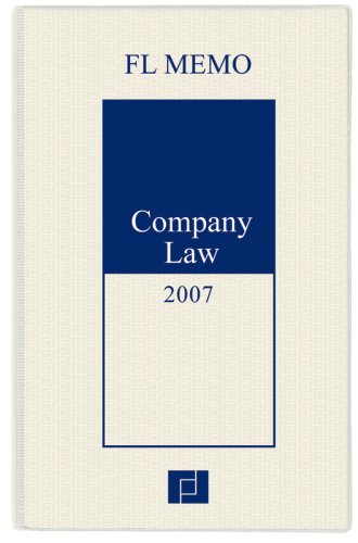 Imagen de archivo de Company Law, 2007 a la venta por PsychoBabel & Skoob Books