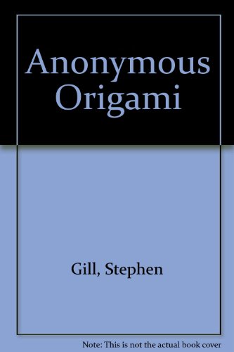 Anonymous Origami - SIGNED LIMITED EDITION of Copies with BROMIDE PRINT