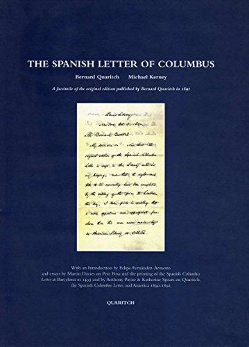 9780955085222: The Spanish Letter of Columbus