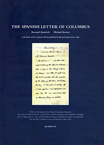 Stock image for The Spanish Letter of Columbus for sale by Wildside Books